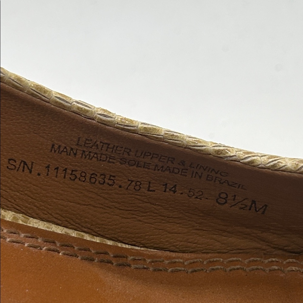 Tory Burch Sexy Tan Peep-Toe Wedge Heel Shoes **Size 8.5** 🔥🔥 - Picture 10 of 12